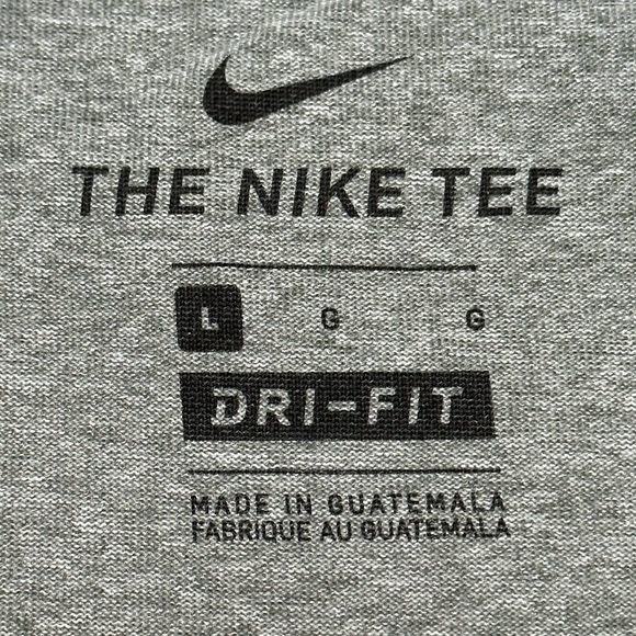 Nike Men's New York Jets Dri-Fit Officially Licensed Heathered Gray T-Shirt - Picture 9 of 12